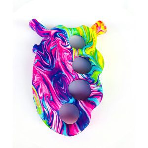 5" Mr Joint Knuckle Duster Silicone Bong - (SMKE-114-F)