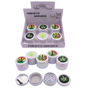 4 Parts 55MM Mertal  Psydelic Design Grinder Psydelic Design - (SMKZ128)