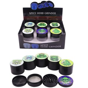 4 Parts 55mm Skull design Grinder (SMKZ131)
