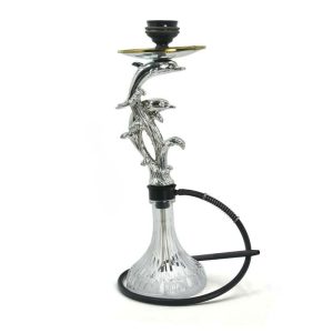 23" Dolphin Deign Single Hose Hookah, LED (SMSU-H002-D)