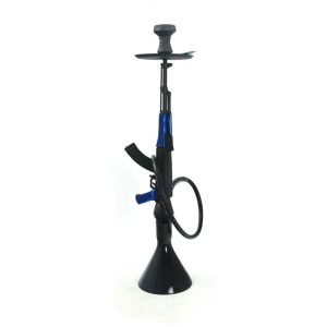 30" Ak47 , Hookah  - Black+Blue (SMSU-H005-C)