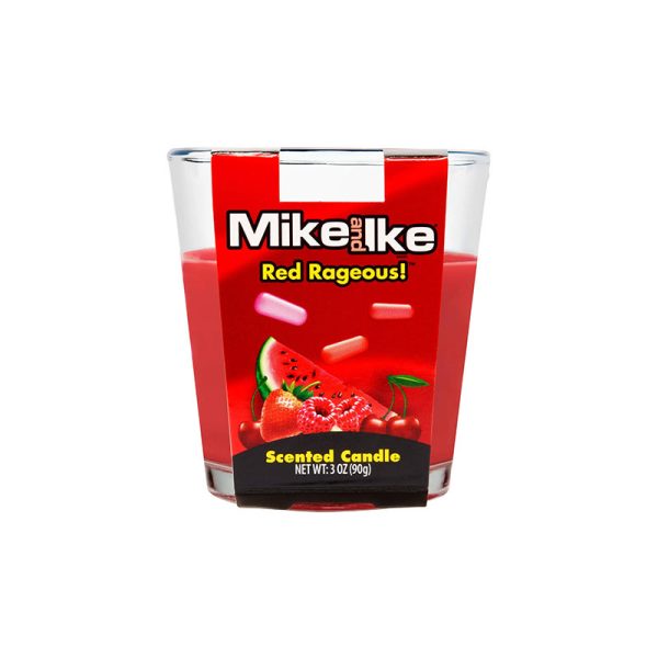 Hershey's Mike & Ike Red Rageous Candle- 3oz - 6ct