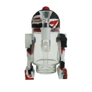 6"Robot Silicone Bong  (SWP-1301-Pattern 1)