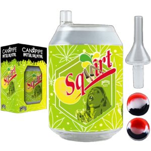 CAN-A-PIPE 2in1 Glass Bubbler & Nectar Collector | Squirt (SCNC-017)