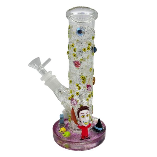 TOON DREAMZ 14" Custom Glass Water Stone Pipe | Smoke Piece
