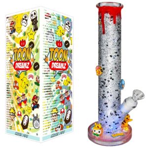 TOON DREAMZ 14” Custom Glass WaterPipe | Pocket Ponsterz (TDLWP-001)