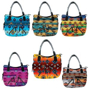Fleece Printed Women Purse - Large (0563)