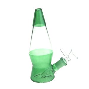6" Dazy Lamp Design Glass Bong (WP-M0155- Green)