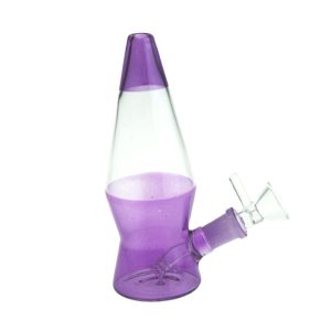 6" Dazy Lamp Design Glass Bong (WP-M0155- Purple)