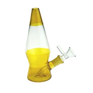 6" Dazy Lamp Design Glass Bong (WP-M0155- Yellow)