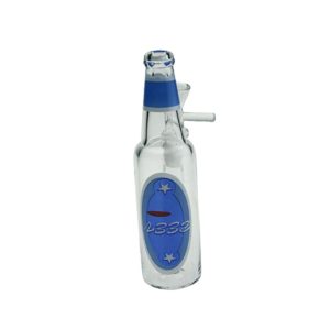 6" Beer Bottle Design Glass Bong (WP4511S-Sticker 4)