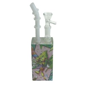 4.5" Juice Box Glass Bong (WPM0186-Sticker 1)