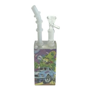 4.5" Juice Box Glass Bong (WPM0186-Sticker 4)