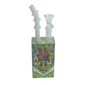 4.5" Juice Box Glass Bong  (WPM0186-Sticker 5)