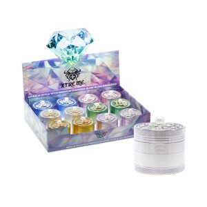 4 Part 50mm Aluminum Alloy Xtreme Diamond Blink Grinder (XTR-GR-MT001)