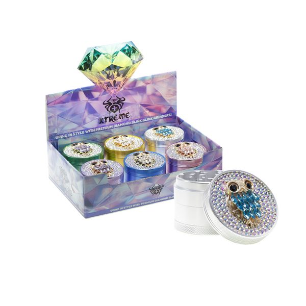 4 Part 50mm Aluminum Alloy Xtreme Diamond Blink Grinder (XTR-GR-MT003)