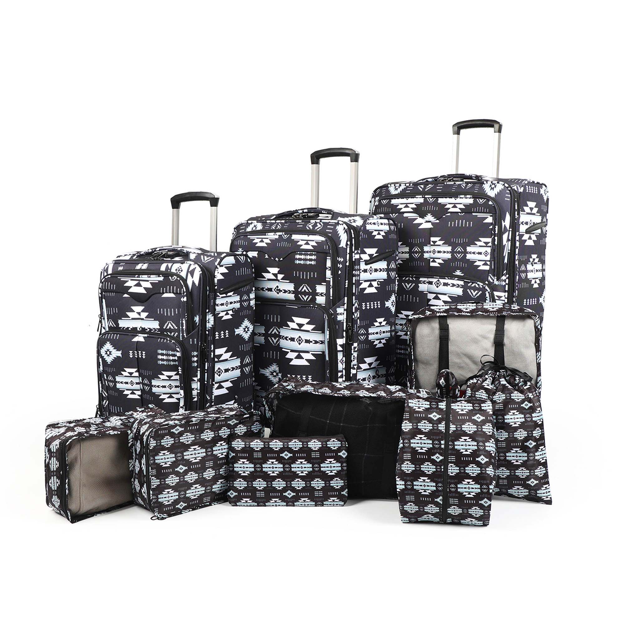 Printed Luggage Set - Oak (1624-1612) - Image 2