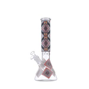 14″ 4MM Glass Beaker Bong (16A)