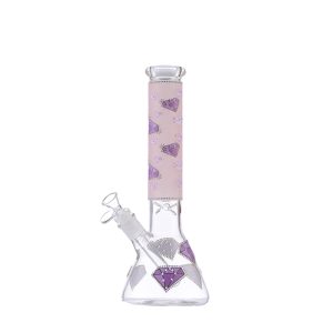 14″ 4MM Glass Beaker Bong (17A)