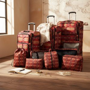 Printed Luggage Set - SF (1624-1613)