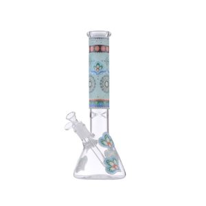 14″ 4MM Glass Beaker Bong (9A)
