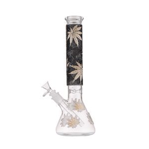 14″ 4MM Glass Beaker Bong (AK19-308B)