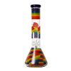 14″ 5MM Glass Beaker Bong - Dark Blue - (LGBTQ-002) - Image 2
