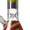 14″ 5MM Glass Beaker Bong - Dark Blue - (LGBTQ-002) - Image 6