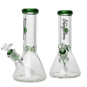 10" 9MM Johnny Green Glass Bong (MJG-001)