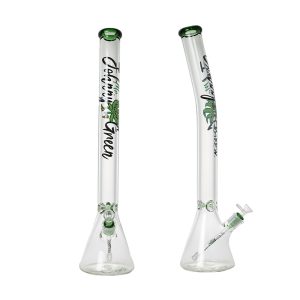 24" 9MM Johnny Green Glass Bong  (MJG-010)