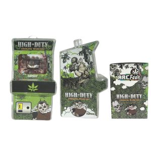 Arcade Glass Water Pipe With LED | Smoke In Duty (RWP-003)