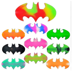 Silicone Necklace Honey Straw Hand Pipe - Bat Design (SHP-003)