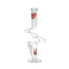 18" Zig Zag Xtreme Glass Bong - Clear (XTRZ023)