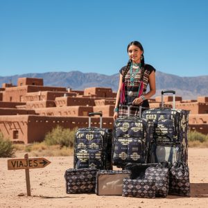 Printed Luggage Set - NO (1624-1624)