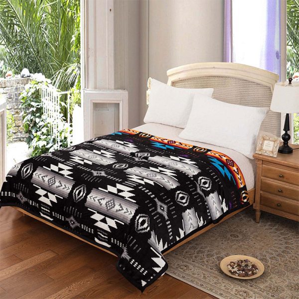 Silk Touch Reversible Blanket Queen (0242-OAK)