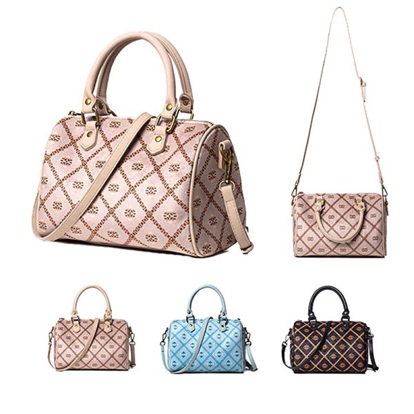Fleece Printed Handbag - Solstice - (2693)