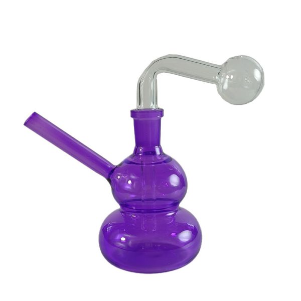 Mini Gourd Shape Oil Burner Bubbler  (AK-I4 Purple)