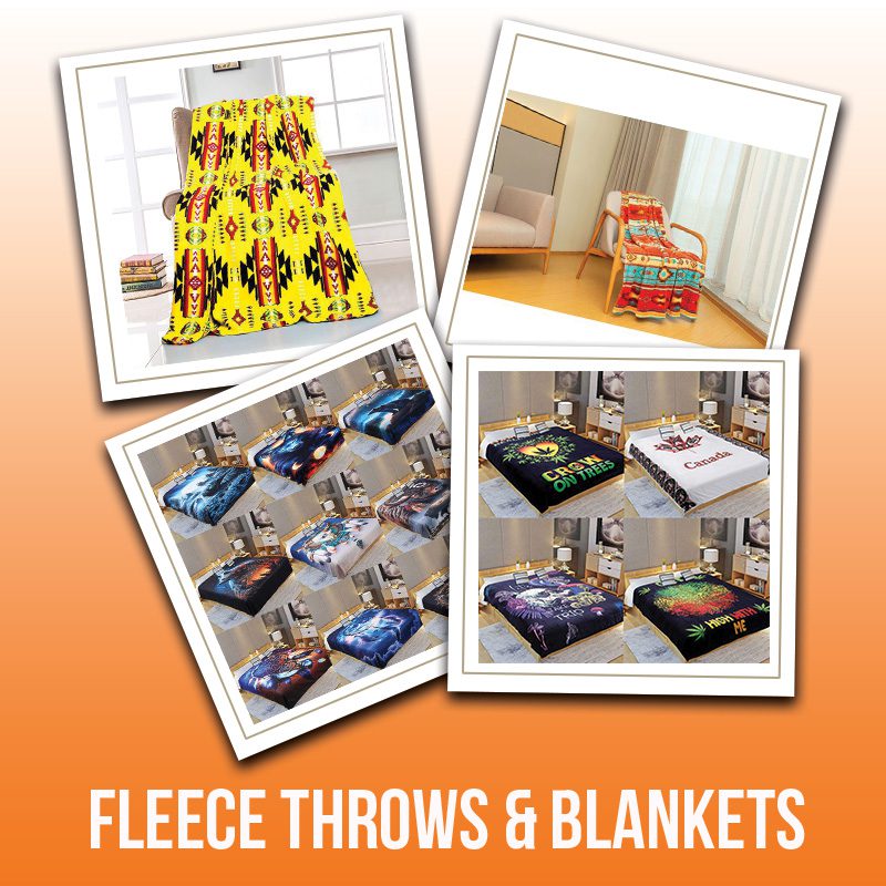 Fleece Throws & Blankets