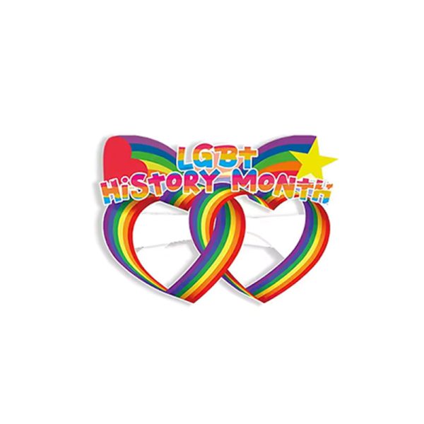 Rainbow Pride Gay Themed Party Glasses (LGBTQ-23)