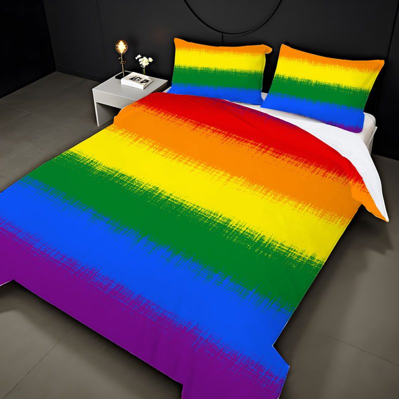 LGBTQ- 3PcsQueen Size Quilt Cover (LGBTQ-38) - Image 2