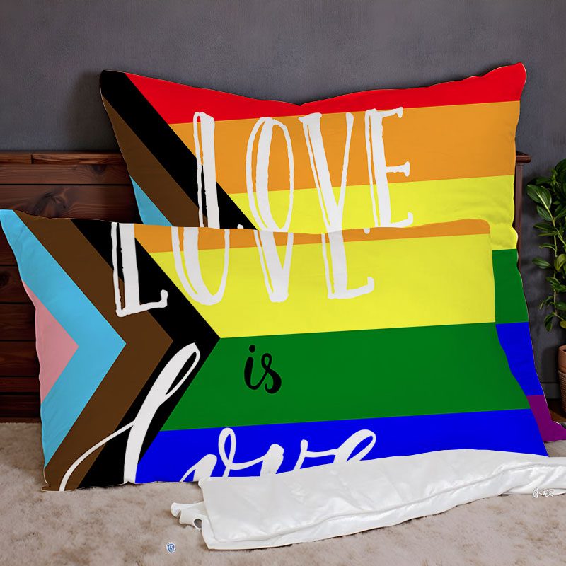 LGBTQ- 3PcsQueen Size Quilt Cover (LGBTQ-39)
