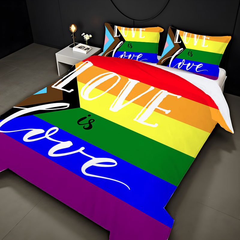 LGBTQ- 3PcsQueen Size Quilt Cover (LGBTQ-39) - Image 2