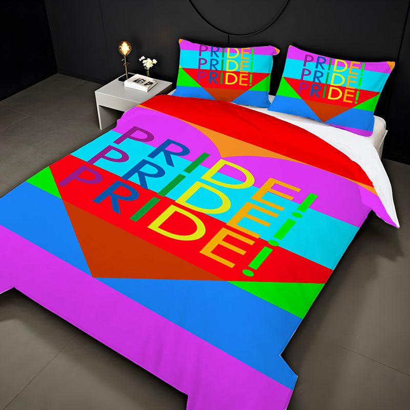 LGBTQ- 3PcsQueen Size Quilt Cover (LGBTQ-40) - Image 2