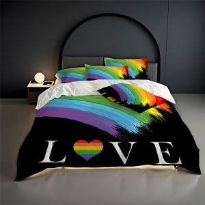 LGBTQ- 3PcsQueen Size Quilt Cover (LGBTQ-41)