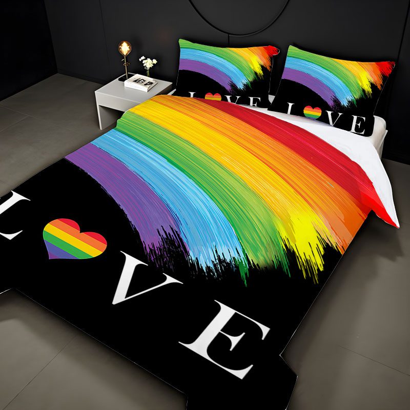 LGBTQ- 3PcsQueen Size Quilt Cover (LGBTQ-41) - Image 2