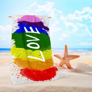 60*28'' Rainbow Beach Towel (LGBTQ-48)