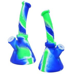 8.5'' Silicone Simple Style Bong (SMKE-039-A)