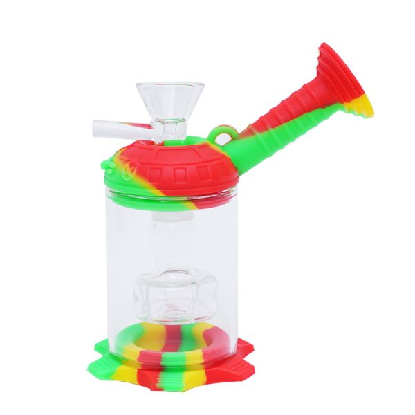 5.5''Silicone Fortress Bong (SMKE-043-A) - Image 4