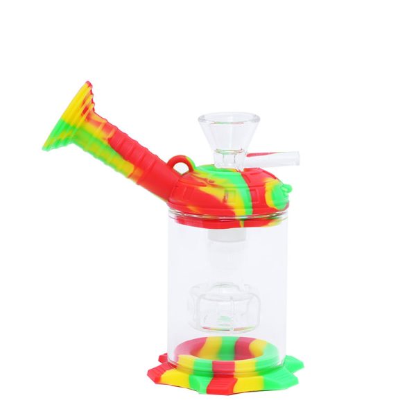 5.5''Silicone Fortress Bong (SMKE-043-A) - Image 3