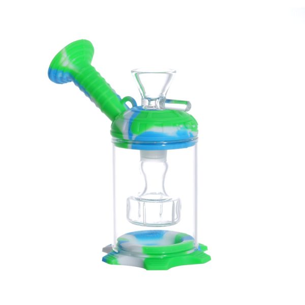 5.5''Silicone Fortress Bong (SMKE-043-b) - Image 4